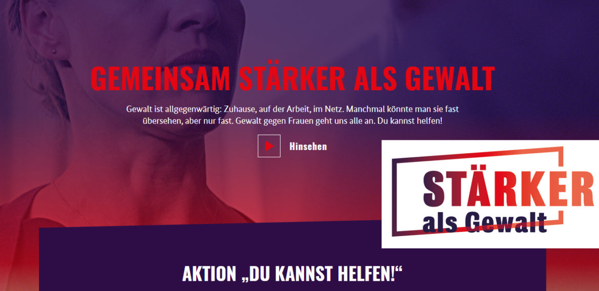 Aktion “Stärker als Gewalt”