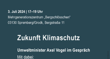 Zukunftsdialog Klimaschutz Brandenburg mit Minister Axel Vogel